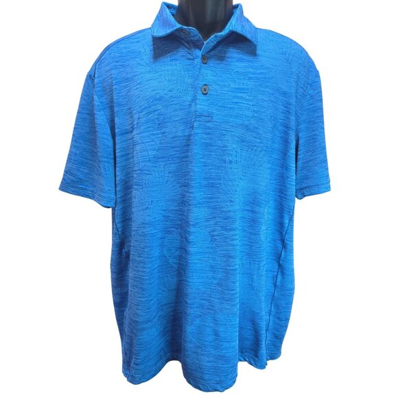 Tommy Bahama Mens Blue Islandzone Polo Medium - Picture 1 of 8